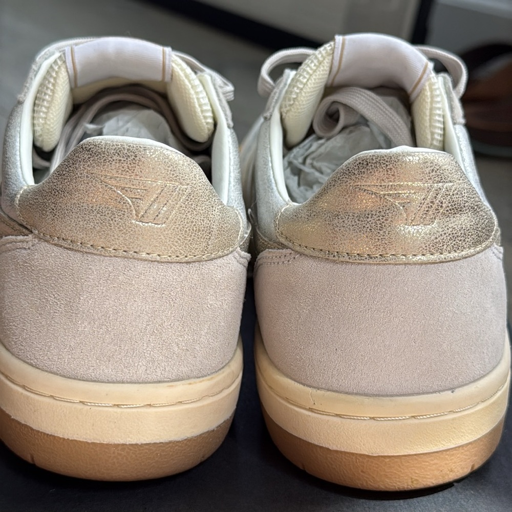 Anthropologie Gola Hawk Shimmer Off White / Silver / Gold Size US 9 (Eur 40) - Picture 14 of 14